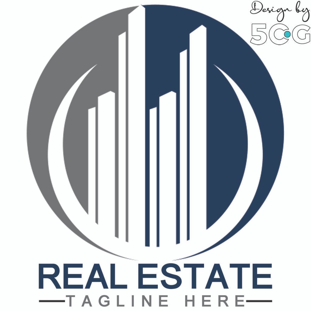 Gold Real Estate Logo Design