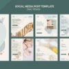 Free Zero Waste Products Social Media Post Template