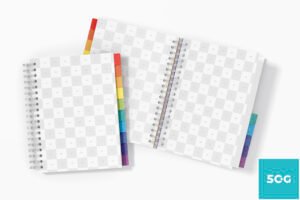 Free Notebook Planner Notepad Mockups