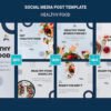 Free Healthy Food Social Media Post Template